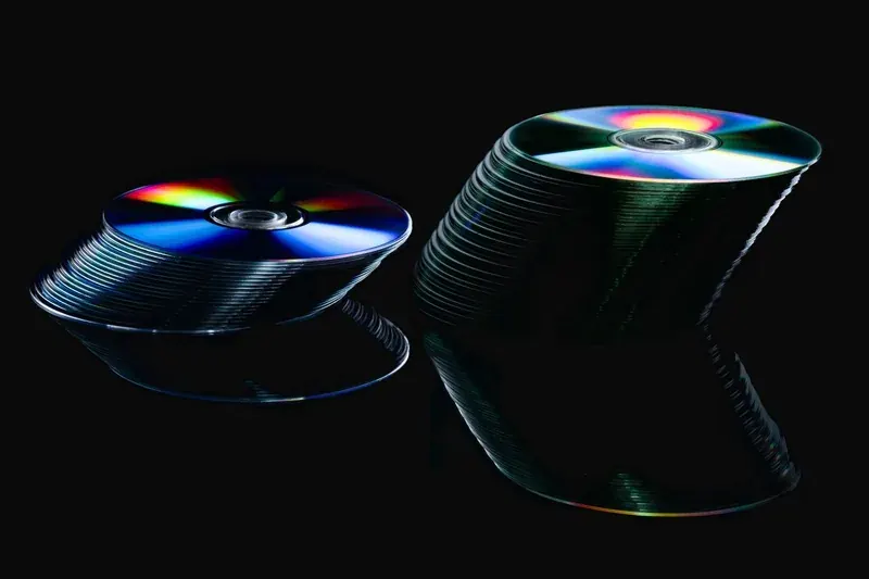 Stapel cd's